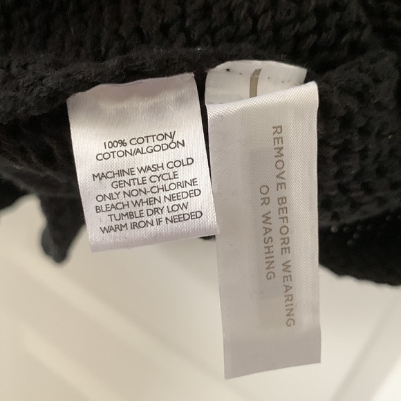 NWT LOFT Crochet Knit 3/4 Sleeves Drop Shoulder Open Cardigan Sweater Size M - Picture 16 of 16